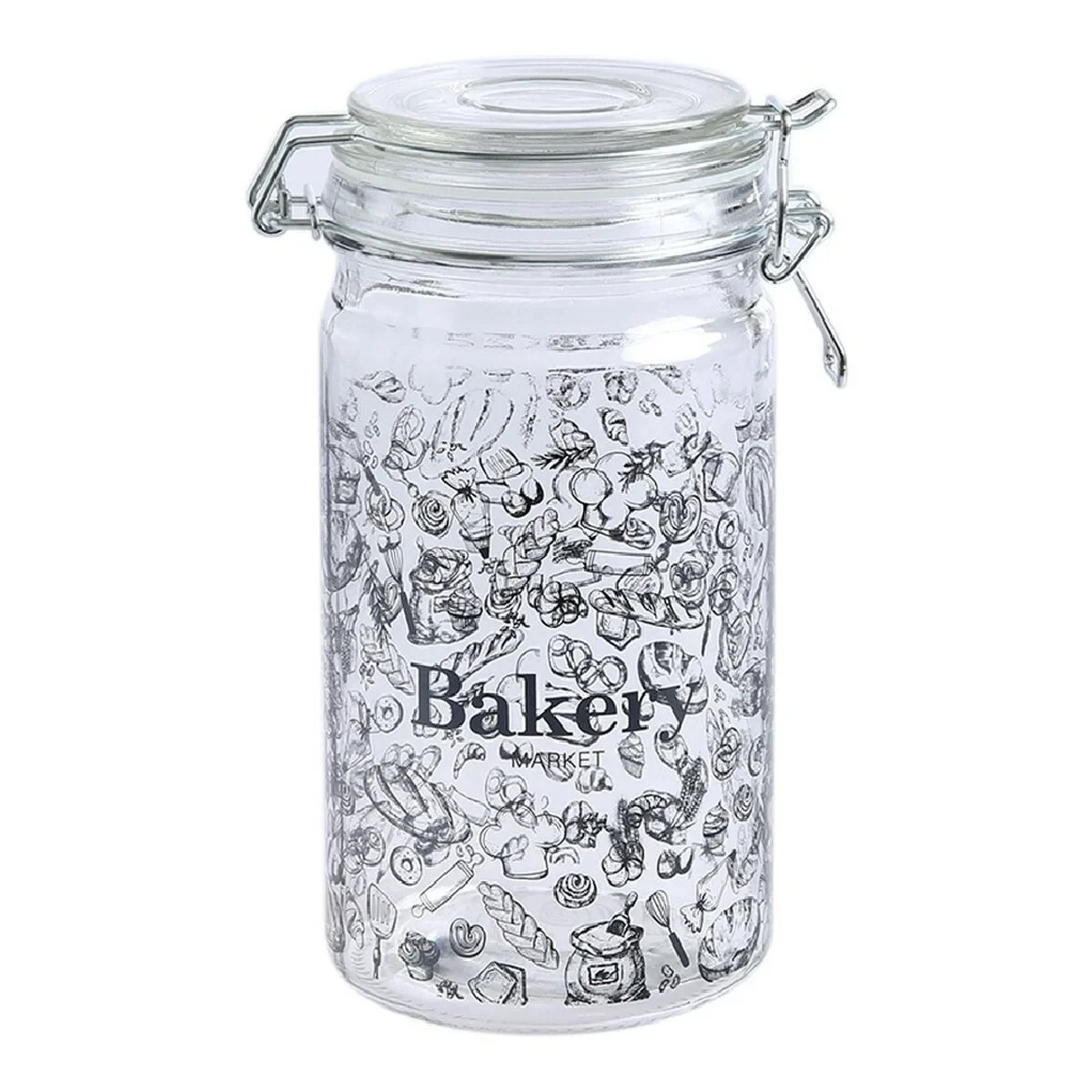 Bote DKD Home Decor Cristal Tradicional 10 x 12.5 x 20 cm 1 L (2 pcs)