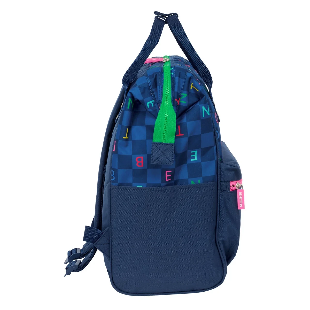Mochila Escolar Benetton benetton Azul marino 27 x 40 x 19 cm