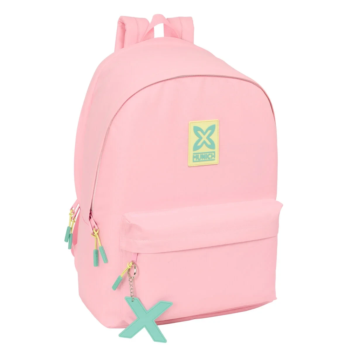 Mochila Escolar Munich +usb munich Rosa 31 x 44 x 18 cm