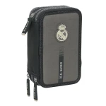Portatodo Real Madrid C.F. Gris 12,5 x 19,5 x 5,5 cm 37 Piezas