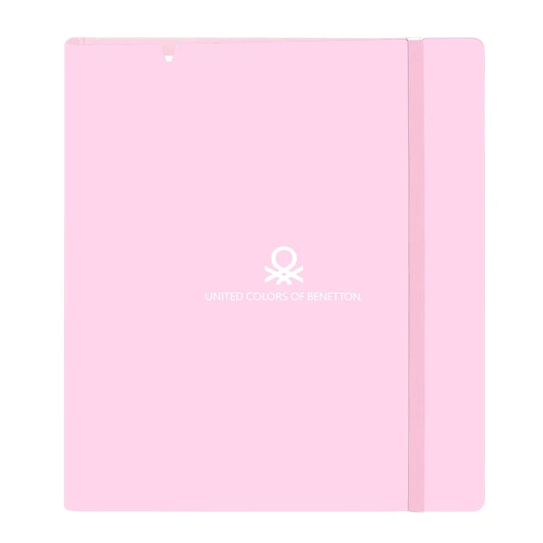 Carpeta de anillas Benetton Unique Rosa Turquesa 27 X 32 X 4 cm