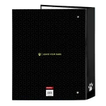 Carpeta de anillas Kelme Iron Negro A4 27 x 33 x 6 cm