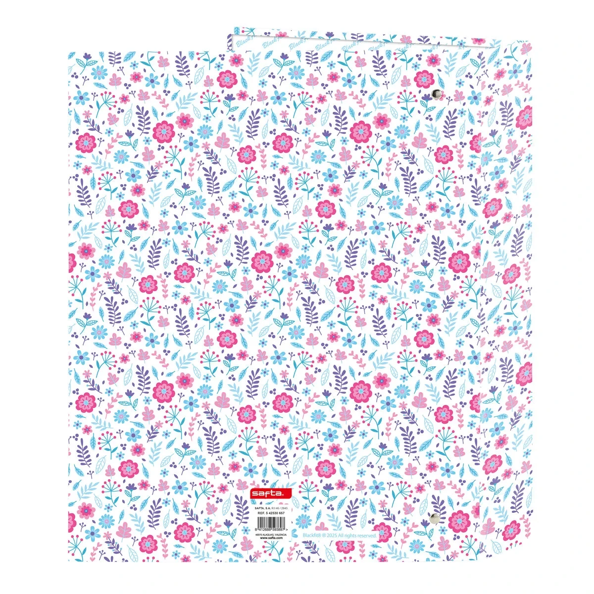 Carpeta de anillas BlackFit8 Cool Multicolor A4 27 x 33 x 6 cm