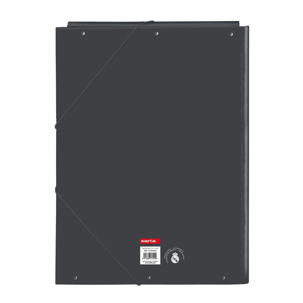 Carpeta Portafolios Real Madrid C.F. Gris A4