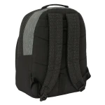 Mochila Escolar BlackFit8 Old school Negro Gris 32 x 42 x 15 cm