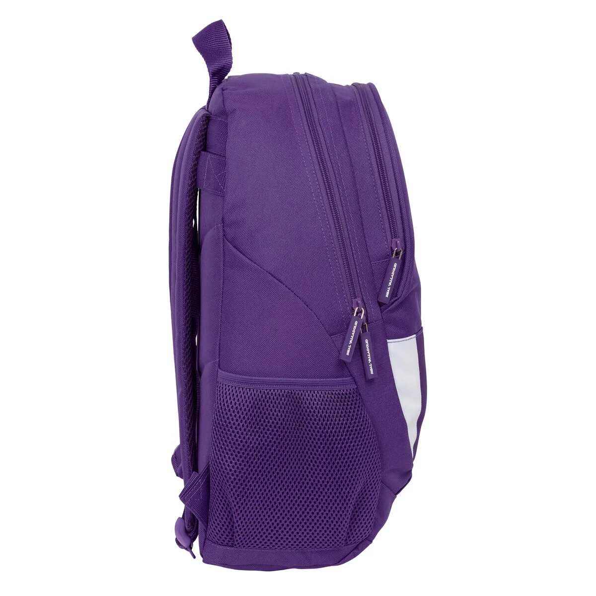 Mochila Escolar Real Valladolid C.F. Blanco Morado 32 x 44 x 16 cm