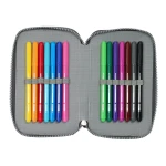 Portatodo Real Madrid C.F. Gris 12.5 x 19.5 x 4 cm 29 Piezas