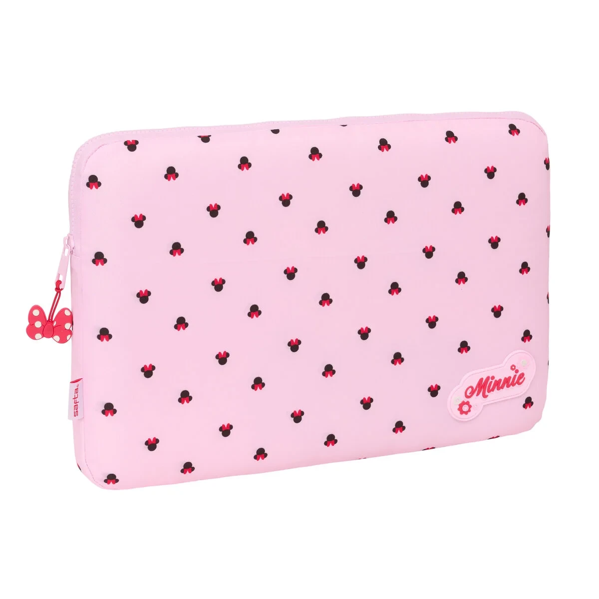 Funda para Portátil Minnie Mouse Naive Rosa 15,6'' 39,5 x 27,5 x 3,5 cm