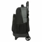 Mochila Escolar con Ruedas BlackFit8 Old school Negro Gris 33 x 45 x 22 cm