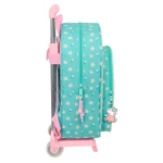 Mochila Escolar con Ruedas Peppa Pig Pretty flowers Amarillo Menta 26 x 11 x 67 cm 26 x 34 x 11 cm