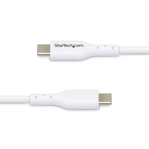 Cable USB-C Startech USB2CC1MNCWHE Blanco 1 m