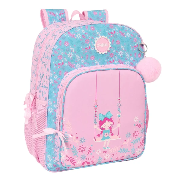 Mochila Escolar Glow Lab Swing Multicolor 33 x 42 x 14 cm