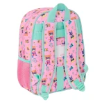 Mochila Escolar SuperKitties Rosa Turquesa 26 x 34 x 11 cm