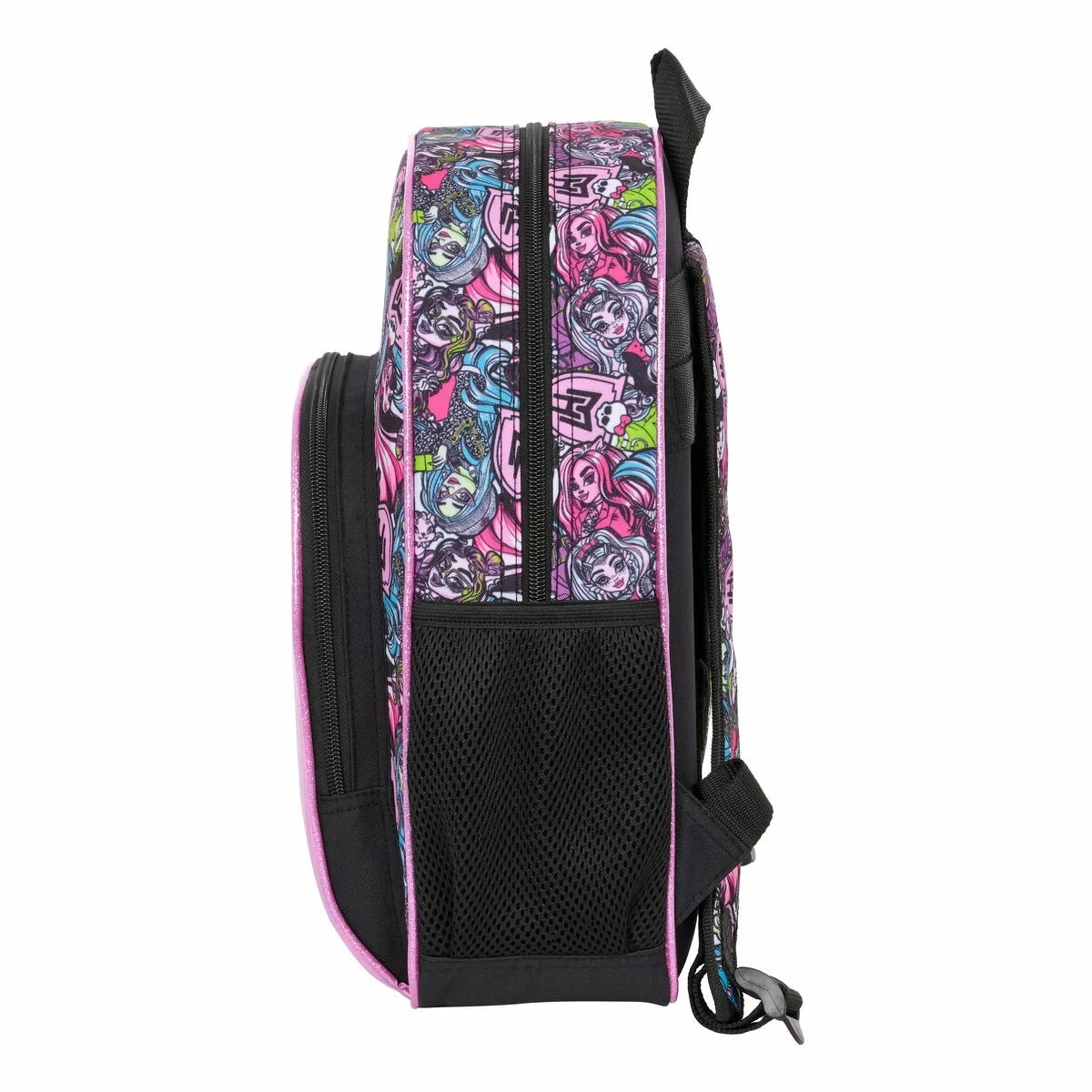 Mochila Escolar Monster High Drama Multicolor 28 x 34 x 10 cm