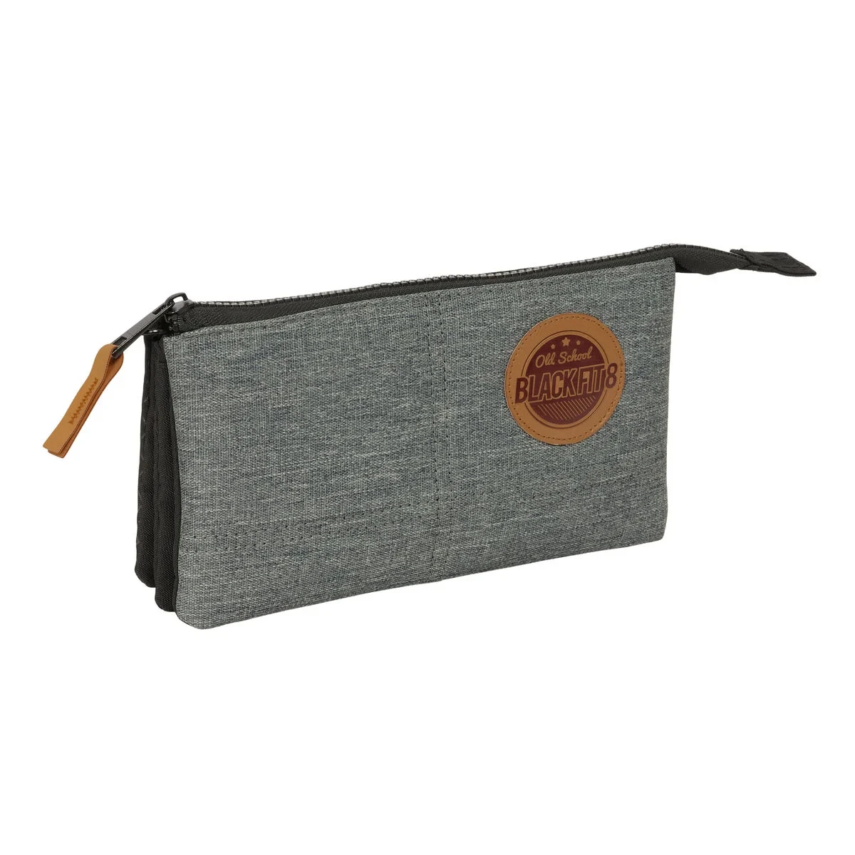 Portatodo BlackFit8 Old school Negro Gris 22 x 12 x 3 cm