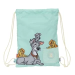 Bolsa Mochila con Cuerdas Azul 26 x 34 x 1 cm