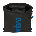 Bolsa Mochila con Cuerdas Kelme Jet black Negro 35 x 40 x 1 cm