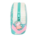 Portameriendas Térmico Peppa Pig Pretty flowers Amarillo Menta 21,5 x 12 x 6,5 cm