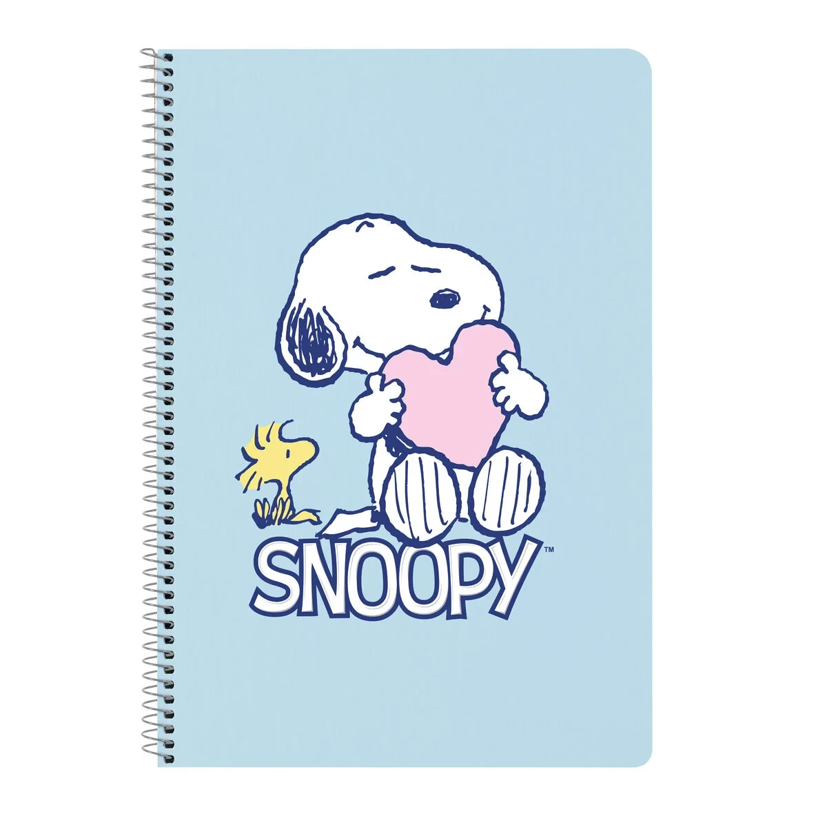 Libreta Snoopy Love Azul A4 80 Hojas