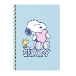 Libreta Snoopy Love Azul A4 80 Hojas