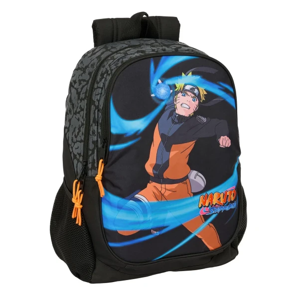 Mochila Escolar Naruto Negro 32 x 44 x 16 cm