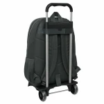 Mochila Escolar con Ruedas Real Madrid C.F. Gris 32 x 44 x 16 cm