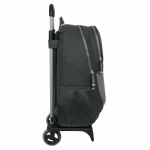 Mochila Escolar con Ruedas Real Madrid C.F. Gris 32 x 44 x 16 cm