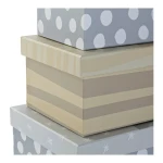 Juego de Cajas Decorativas DKD Home Decor Multicolor Cartón Infantil León 41 x 28 x 18,5 cm 6 Piezas