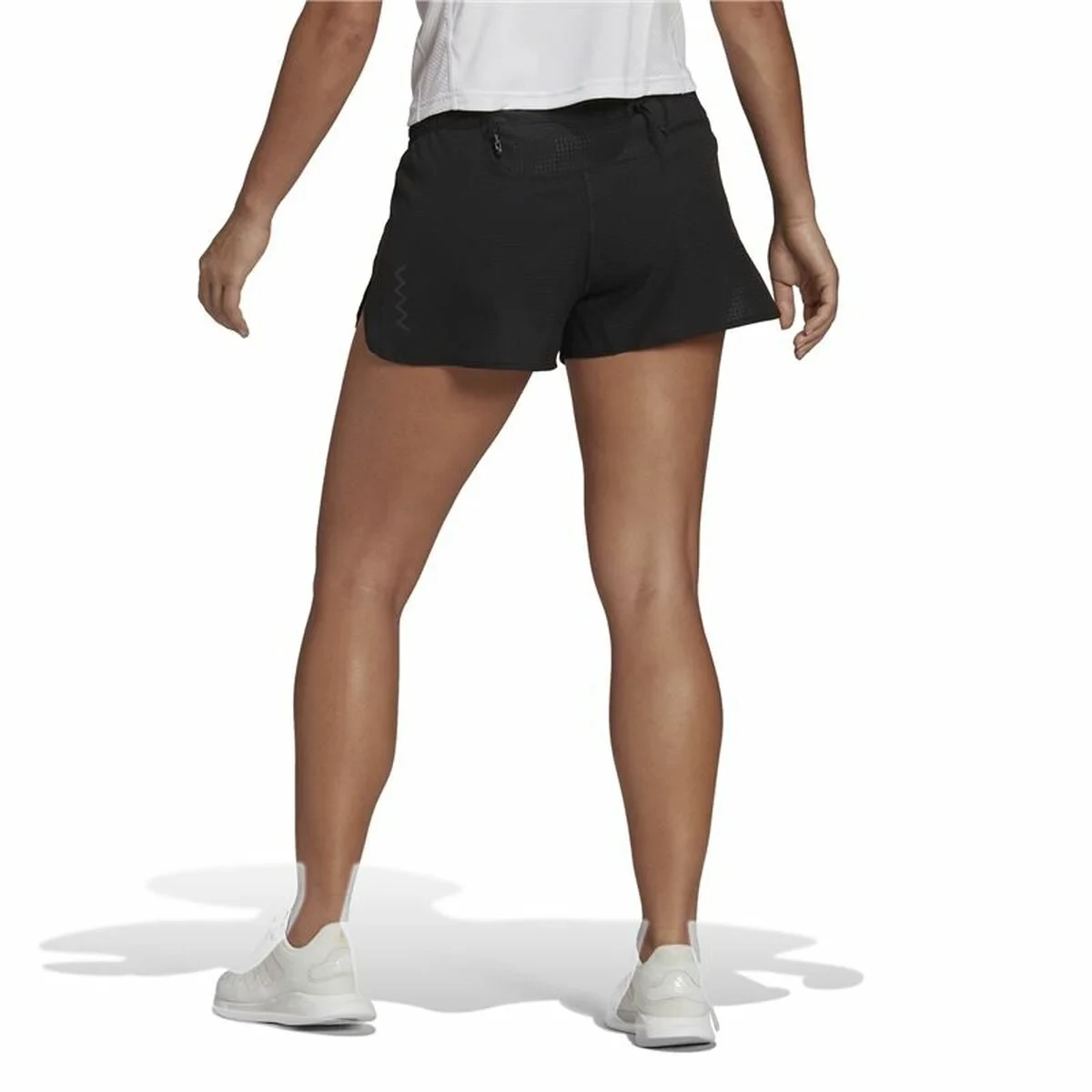 Pantalones Cortos Deportivos para Mujer Adidas Rnfastrt Ib Mujer Negro