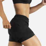 Pantalones Cortos Deportivos para Mujer Brooks Chaser 5" 2-in-1 Negro
