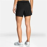 Pantalones Cortos Deportivos para Mujer Brooks Chaser 5" Negro