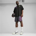 Pantalones Cortos Deportivos para Hombre Puma AC Milan Gris oscuro