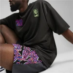 Pantalones Cortos Deportivos para Hombre Puma AC Milan Gris oscuro