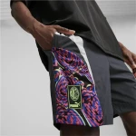 Pantalones Cortos Deportivos para Hombre Puma AC Milan Gris oscuro