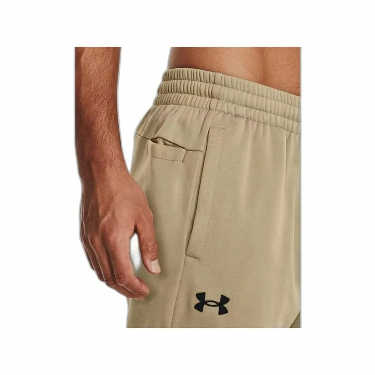 Pantalón Largo Deportivo Under Armour Beige Hombre