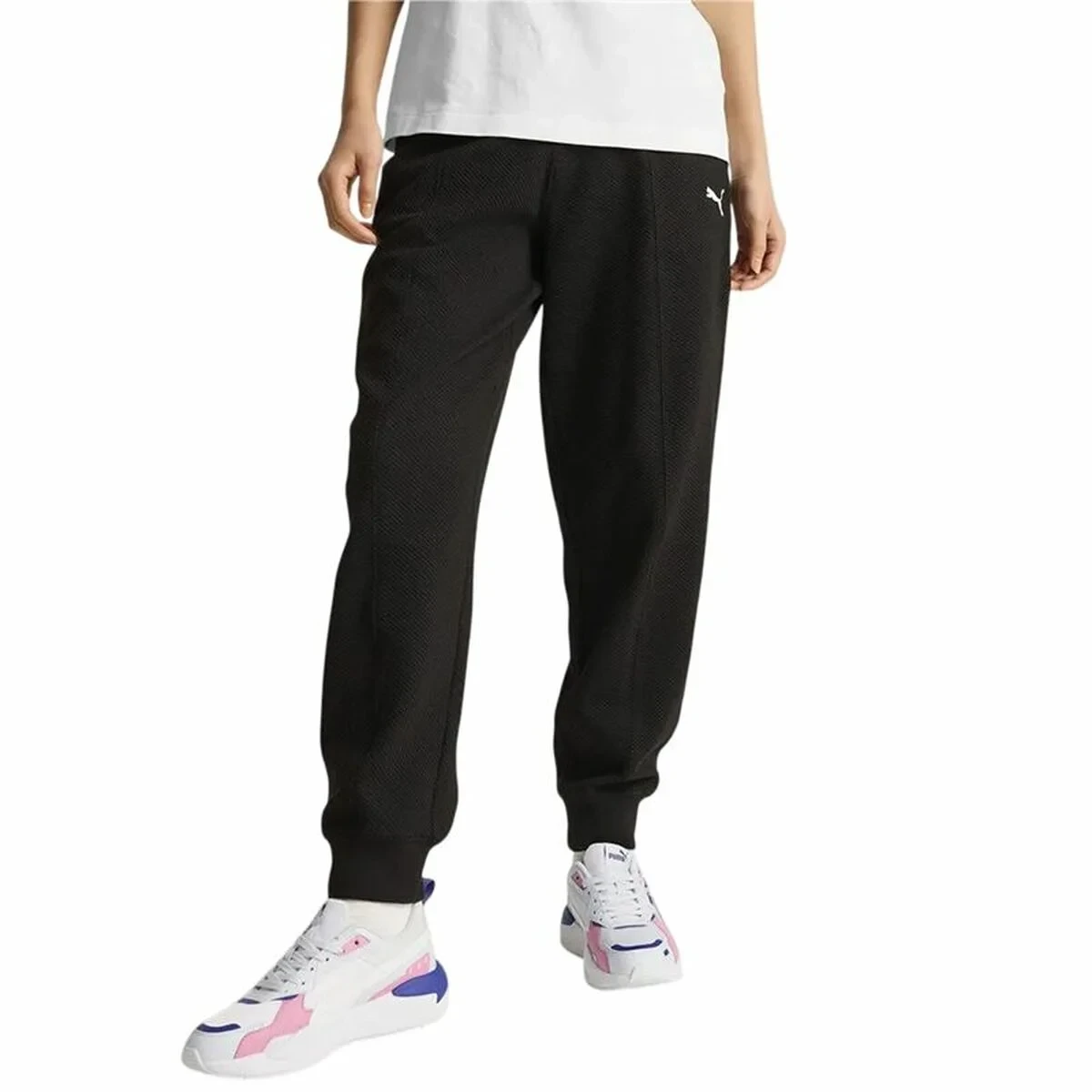 Pantalón de Chándal para Adultos Puma Her High Waist Pants Cl Mujer Mujer