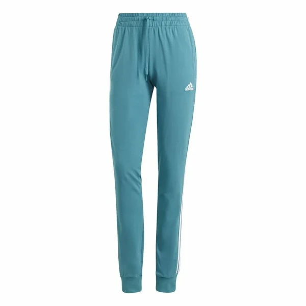 Pantalón Largo Deportivo Adidas 3S Sj C Pt Mujer Aguamarina Mujer