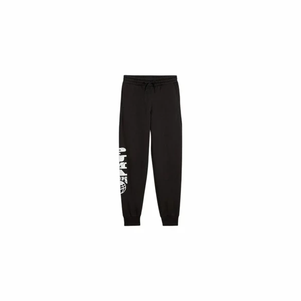 Pantalones Cortos Deportivos para Niños Puma Basketball Blueprint Pants Fl. Infantil Negro