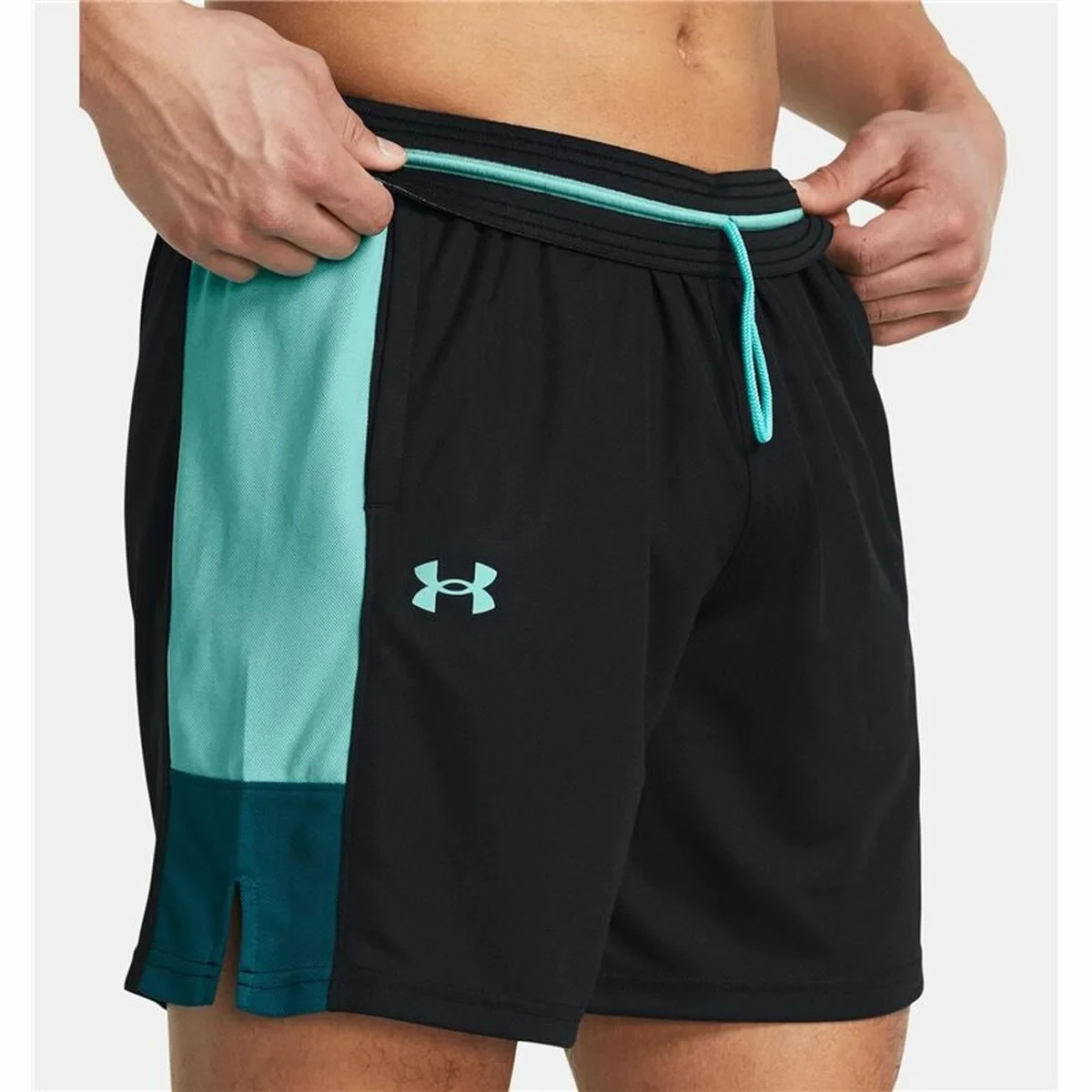 Pantalones Cortos de Baloncesto para Hombre Under Armour Baseline Negro
