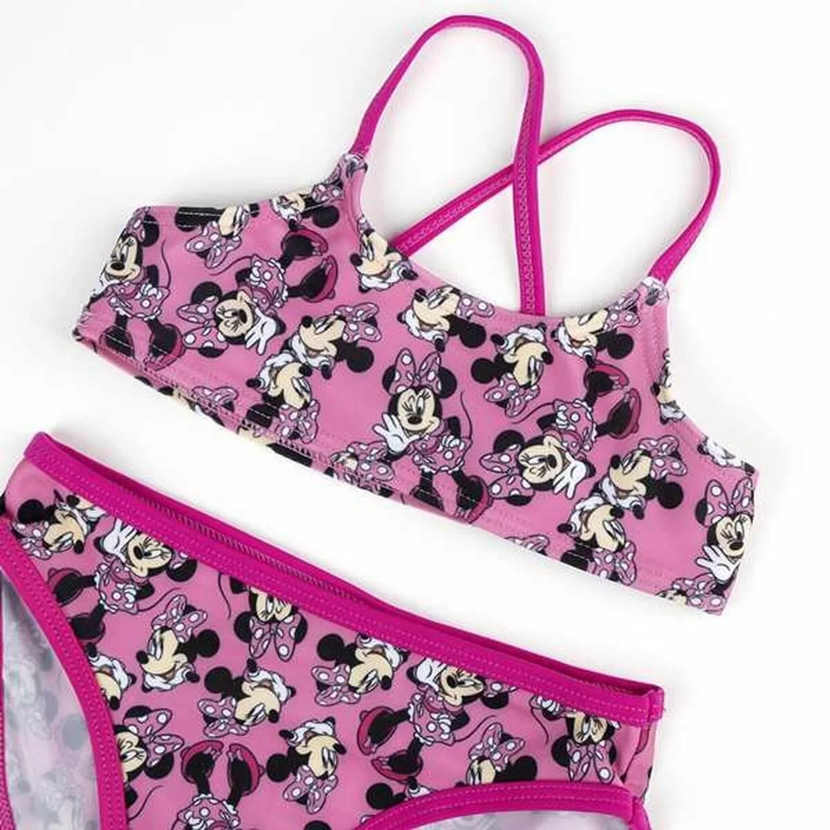 Bikini-Braga Para Niñas Minnie Mouse Rosa