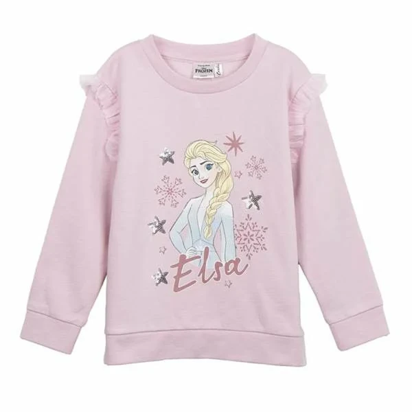Sudadera Infantil Frozen Rosa claro