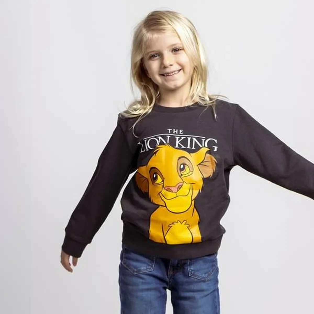 Sudadera Infantil The Lion King Gris oscuro