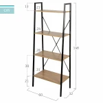 Estantería Max Home Acero Melamina Aglomerado 60 x 148 x 32 cm