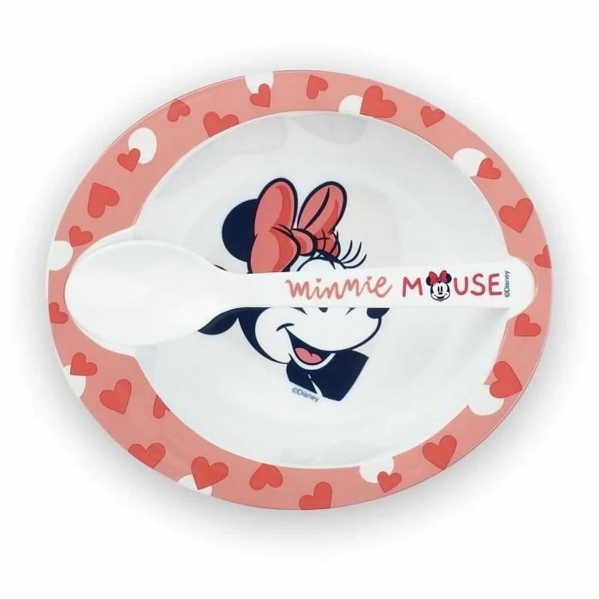 Set de Vajilla ThermoBaby Minnie Microwave Meal Set Bowl + Spoon