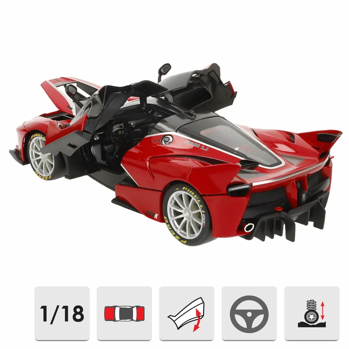 Coche Bburago Ferrari FXX K #88 1:18
