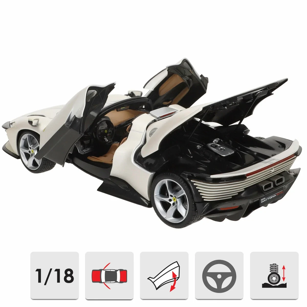 Coche Bburago Ferrari Daytona SP 1:18