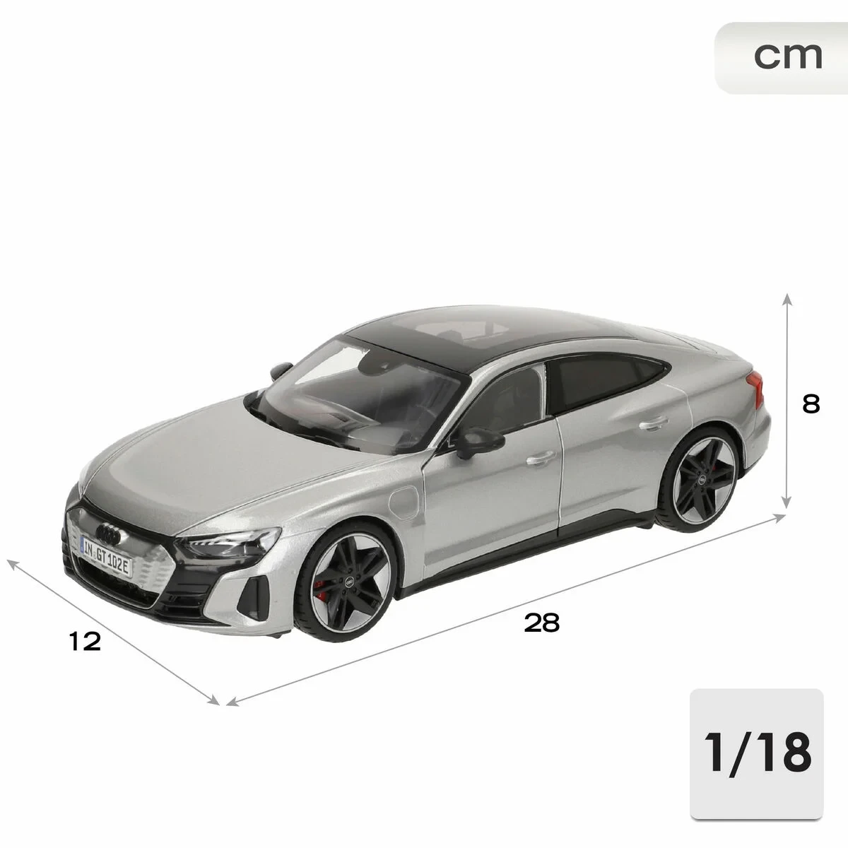 Coche Bburago GT-Audi RS E-TRON GT 2022 1:18