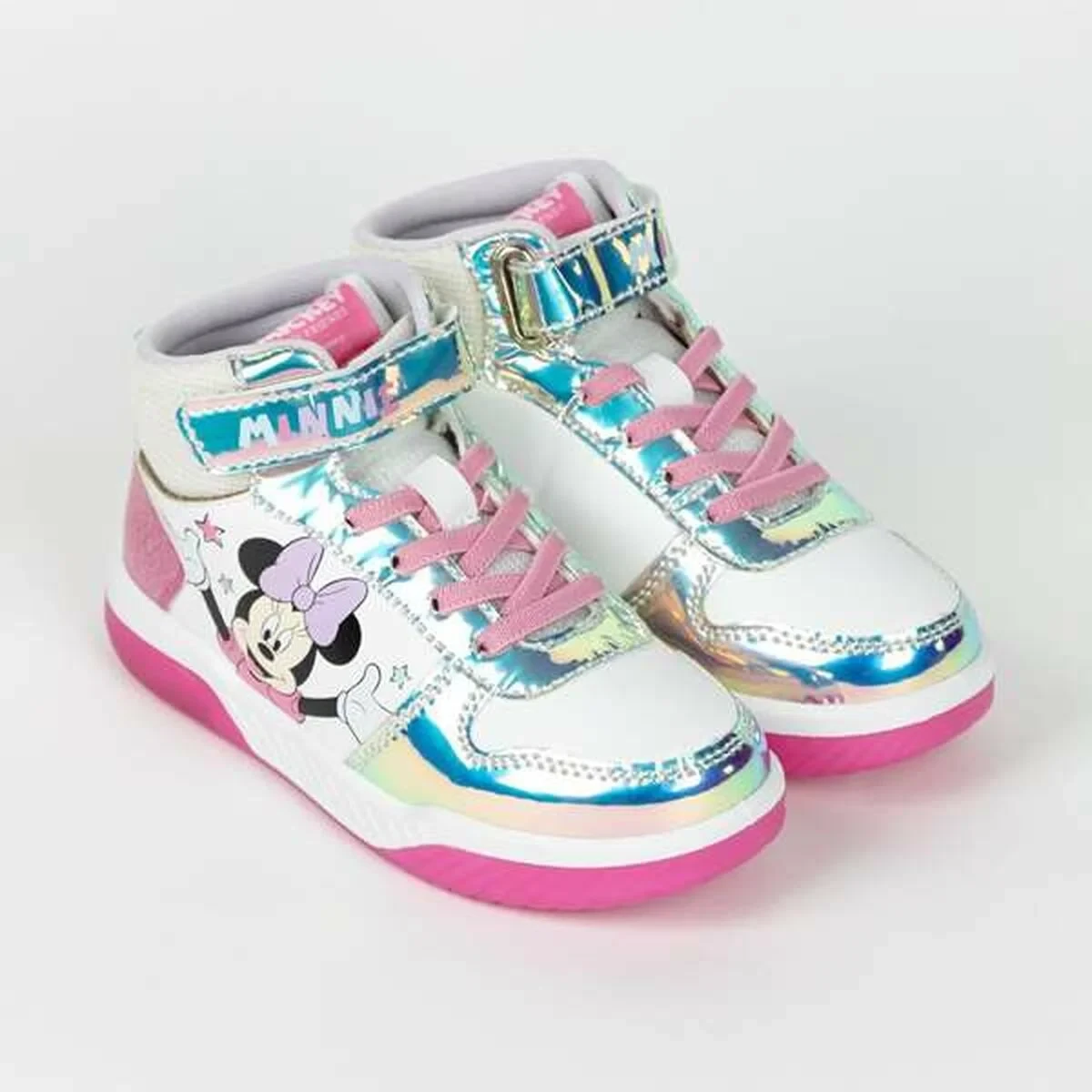 Zapatillas Deportivas Infantiles Minnie Mouse Plateado