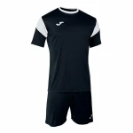 Conjunto Deportivo para Adultos Joma Sport Phoenix Negro Multicolor 2 Piezas