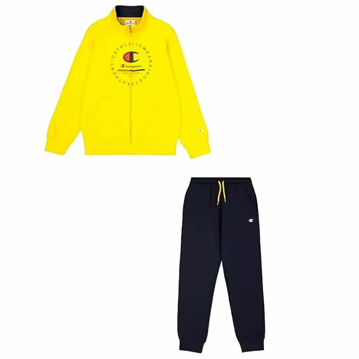 Conjunto Deportivo para Niños Champion Amarillo 2 Piezas